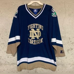 Vintage Notre Dame Fighting Irish Starter Hockey Jersey